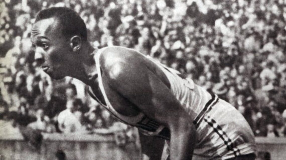 Olympic Runner Jesse Owens at the 1936 Games